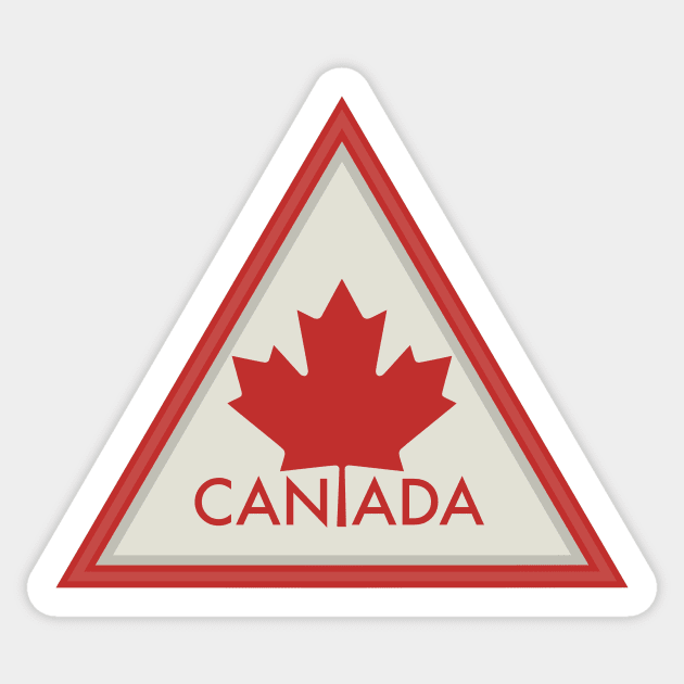 Canada Military Patch Sticker by Tailgunnerstudios